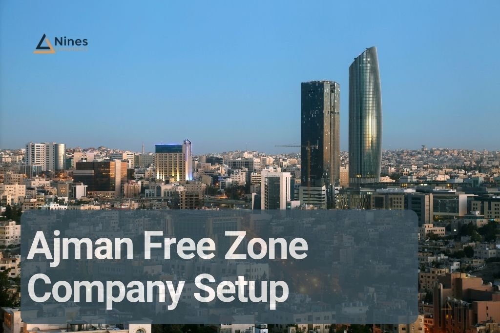 Ajman Free Zone Company Setup by nines consultancy Business setup in Ajman Free Zone office building