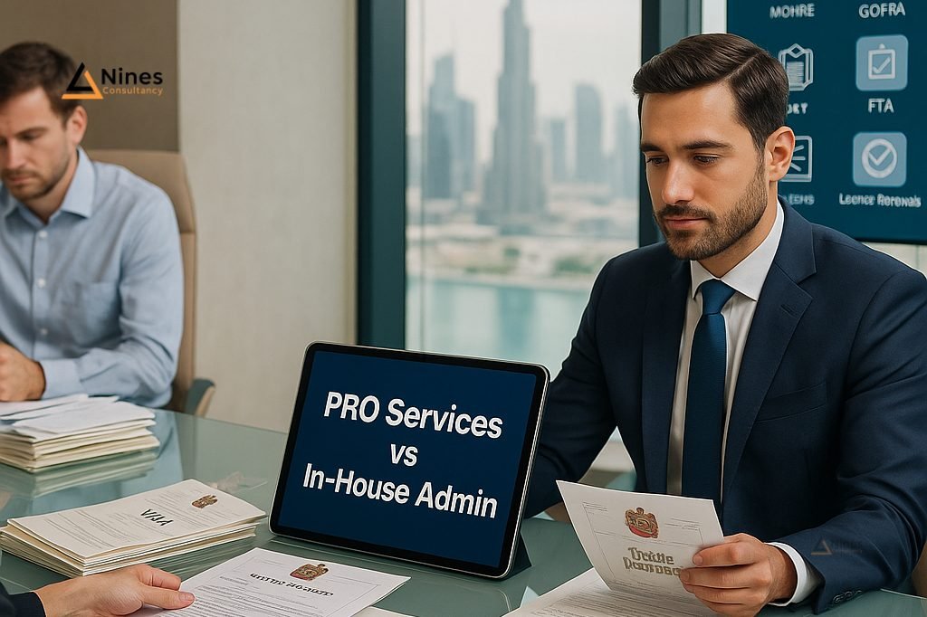 PRO Services vs In-House Admin Cost Comparison UAE