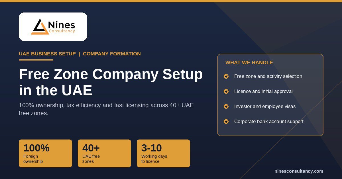 Free Zone Company Setup in UAE