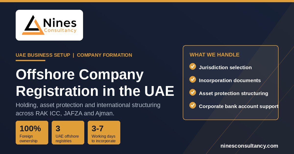 Offshore Company Registration in UAE